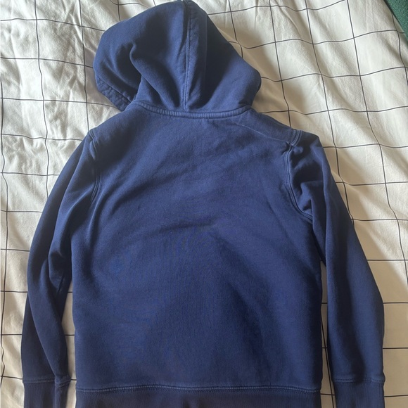 Hanna Andersson Faux Shearling French Terry Zip-Up Hoodie rainbow kids size 10 - Picture 4 of 8